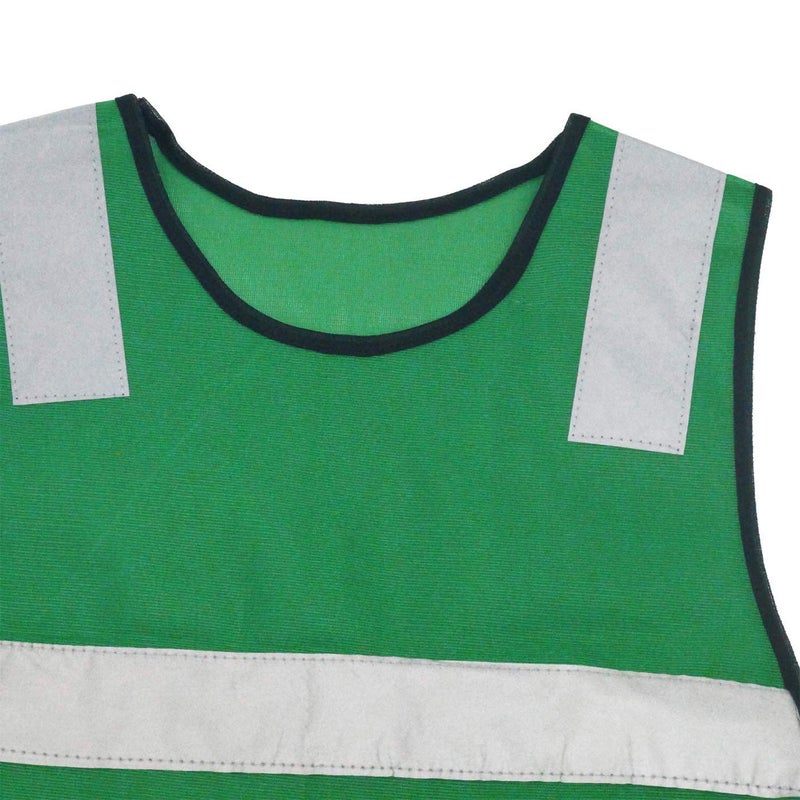 AIEOE Kids High Visibility Safety Vest Reflective Mesh Vest Running Lightweight Vest Traffic Walking Vest Breathable Construction Vest Neon Green for Biking 15PCS - Image 3